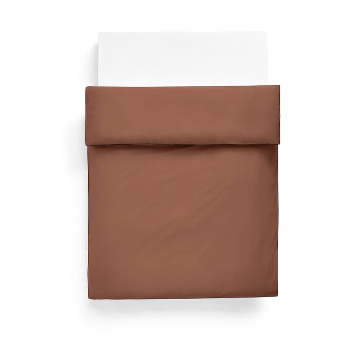 Outline duvet cover 150x210 cm - Milk chocolate - HAY