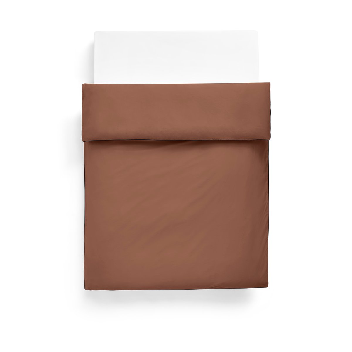 HAY Outline duvet cover 200x220 cm Milk chocolate