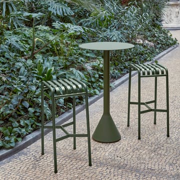 Palissade Cone bar table - Olive - HAY