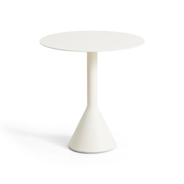 Palissade Cone round coffee table - Cream white, Ø70 cm - HAY