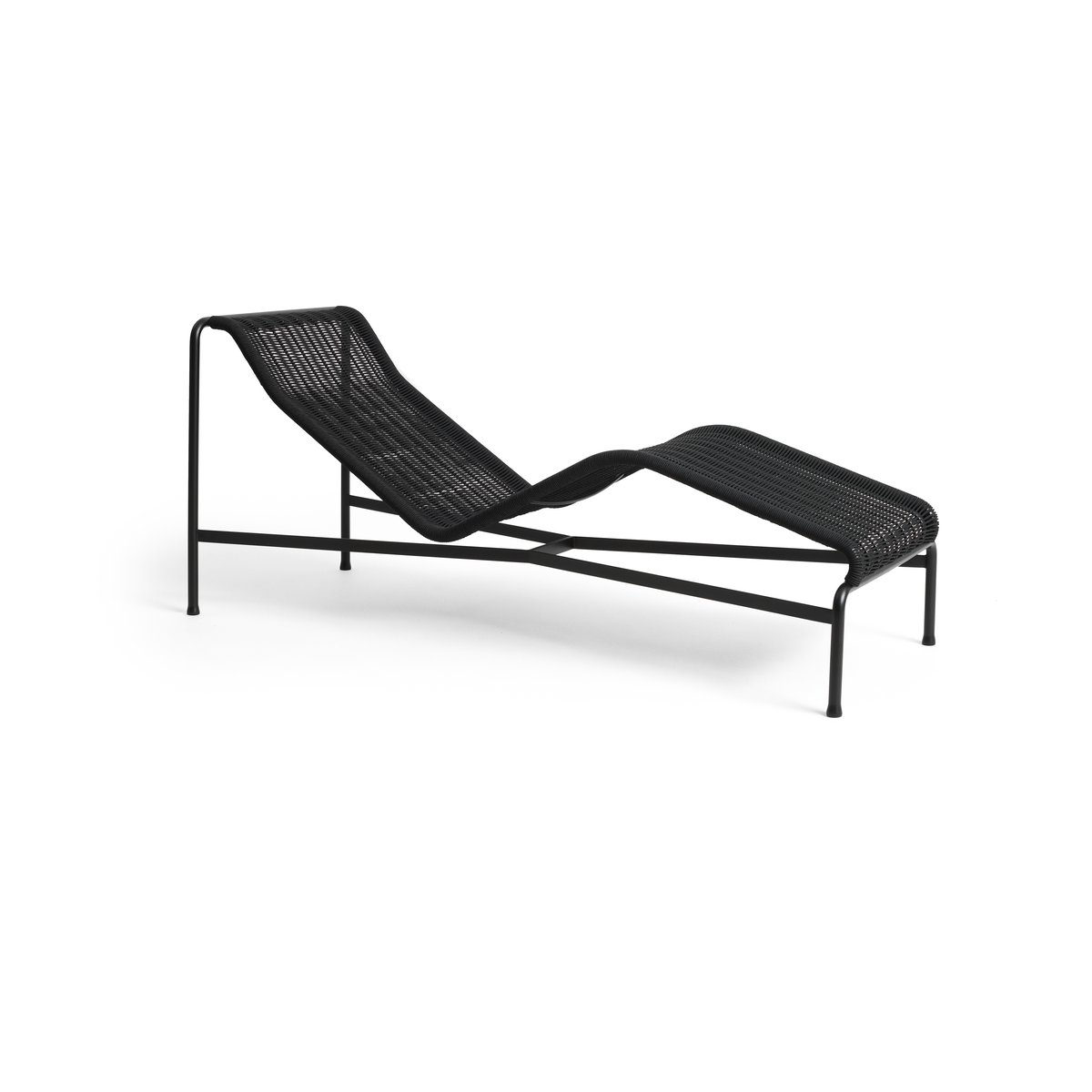 HAY Palissade Cord chaise longue Anthracite