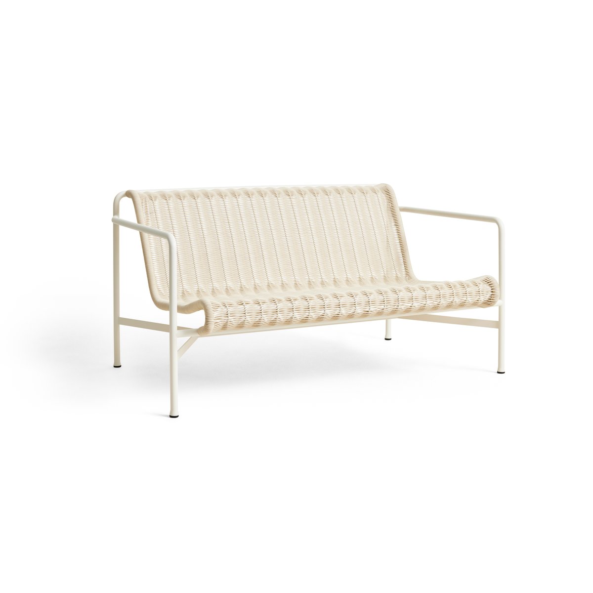 HAY Palissade Cord lounge sofa Cream white