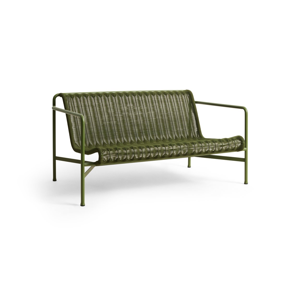 HAY Palissade Cord lounge sofa Olive