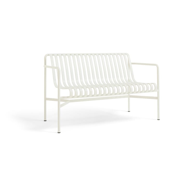 Palissade Dining bench with armrests - Cream white - HAY