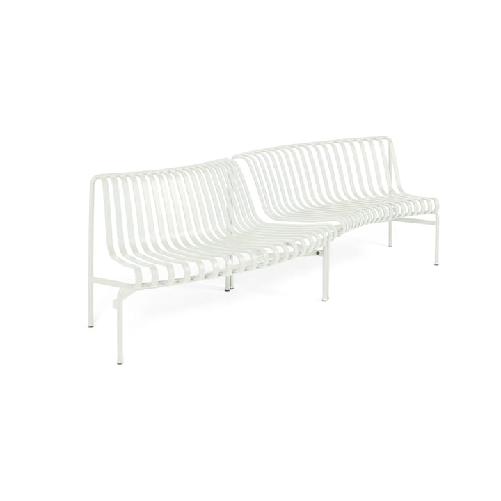 Palissade Dining park bench in-out - Cream white - HAY