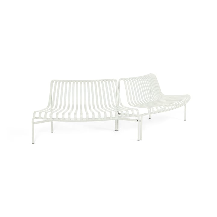 Palissade Dining park bench out-out - Cream white - HAY