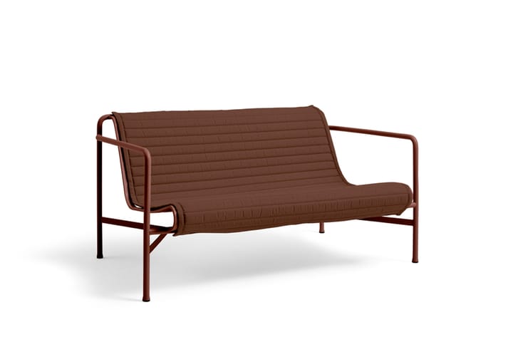 Palissade lounge sofa, Iron red HAY