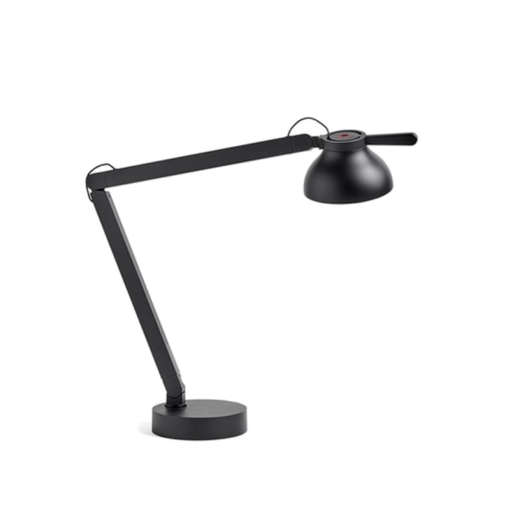 PC desk lamp, Soft black, with lamp base HAY