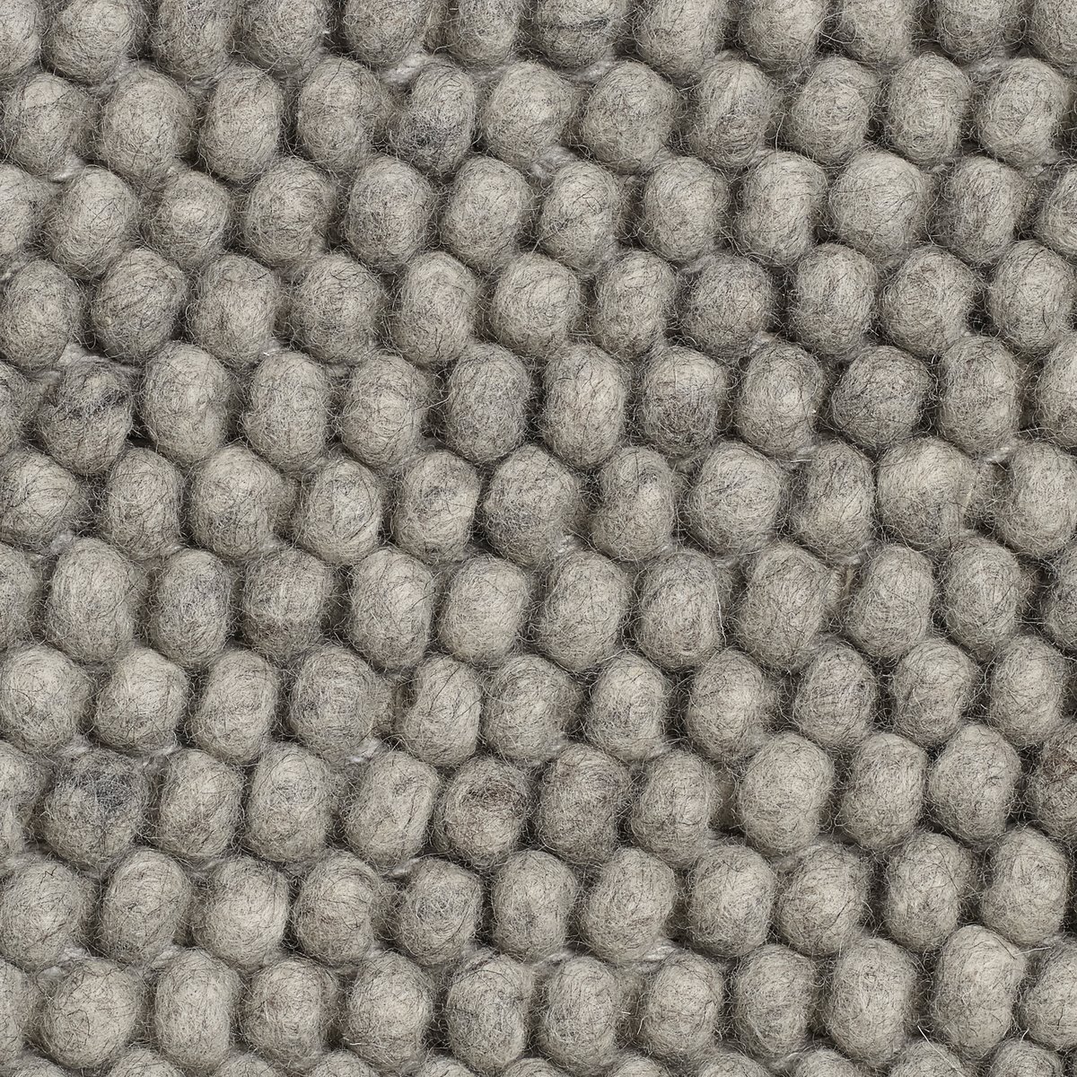 HAY Peas wool rug 140x200 cm Medium grey