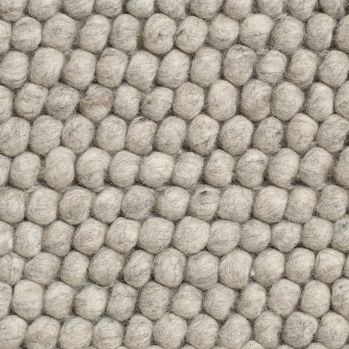 HAY Peas wool rug 200x300 cm Soft grey