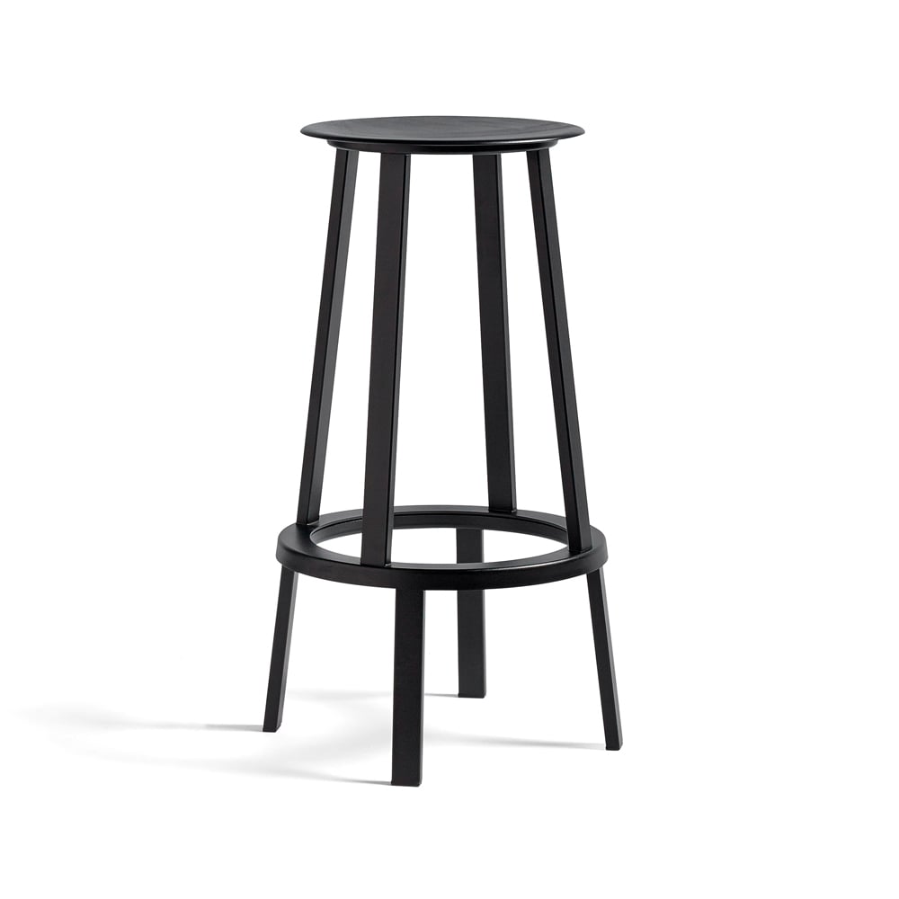 HAY Revolver bar stool Black, high