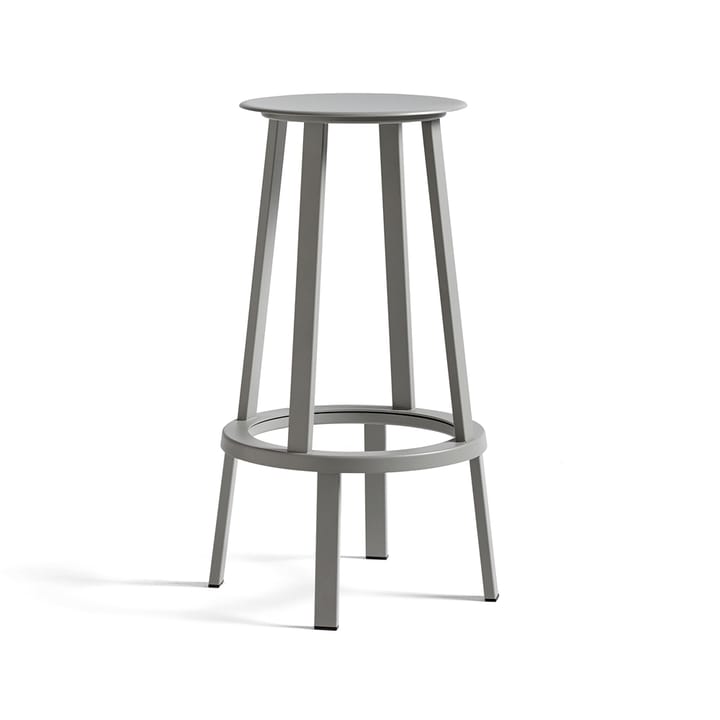 Revolver bar stool - Sky grey, high - HAY