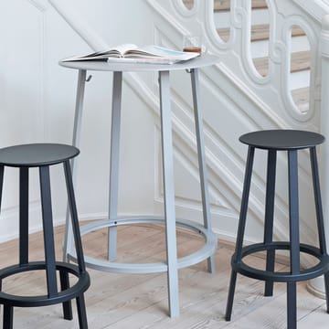 Revolver bar stool - Sky grey, high - HAY