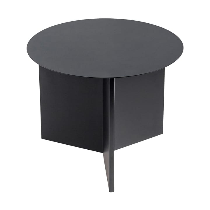 Slit coffee table Ø45 cm - Black - HAY