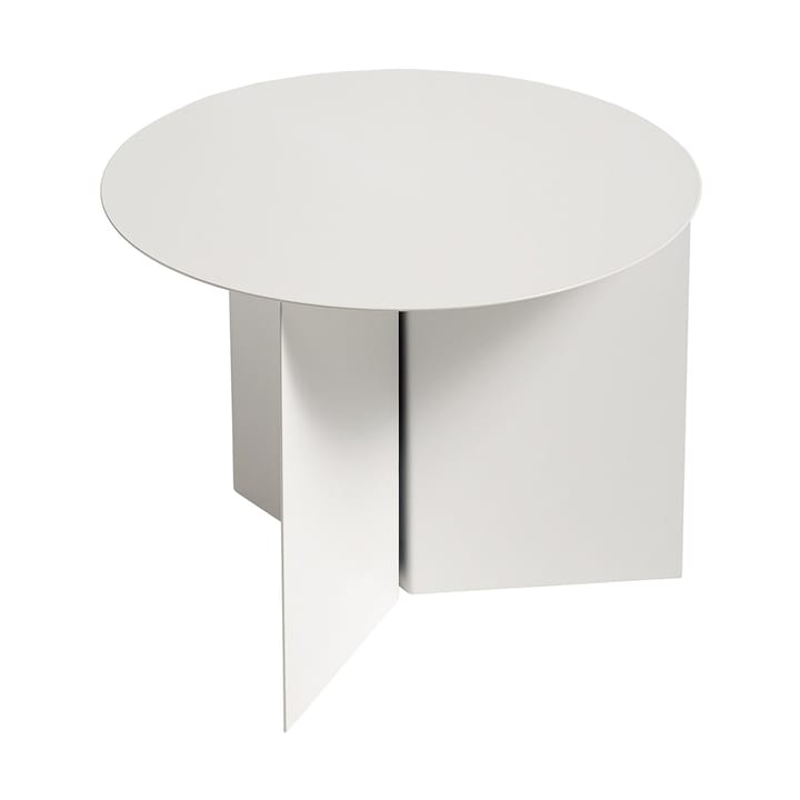 Slit coffee table Ø45 cm - White - HAY