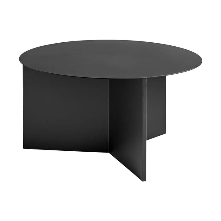 Slit coffee table Ø65 cm - Black - HAY