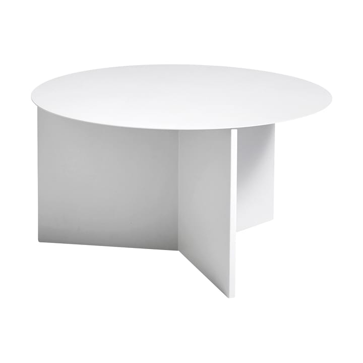 Slit coffee table Ø65 cm - White - HAY