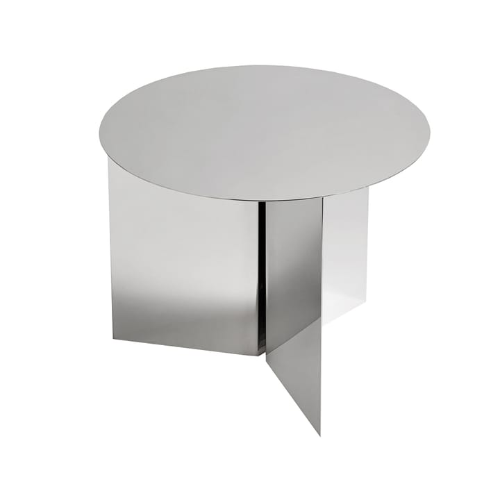 Slit coffee table, Polished stainless steel HAY