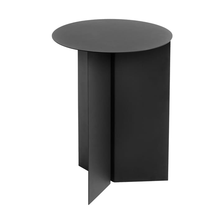 Slit high side table Ø35 cm - Black - HAY