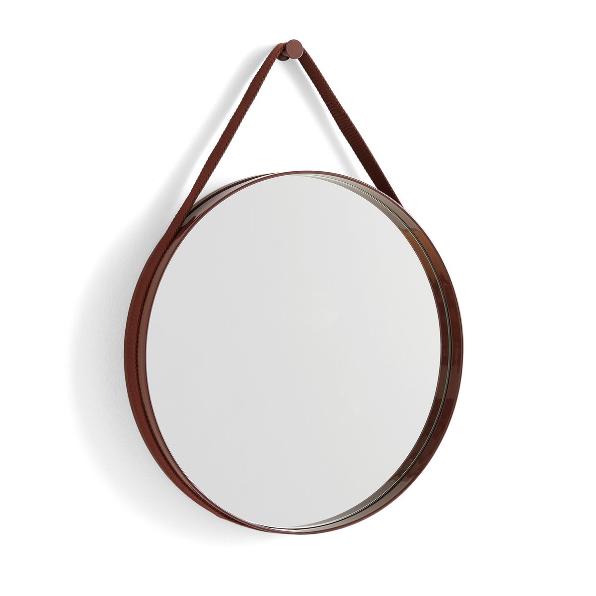 HAY Strap Mirror Dark brown