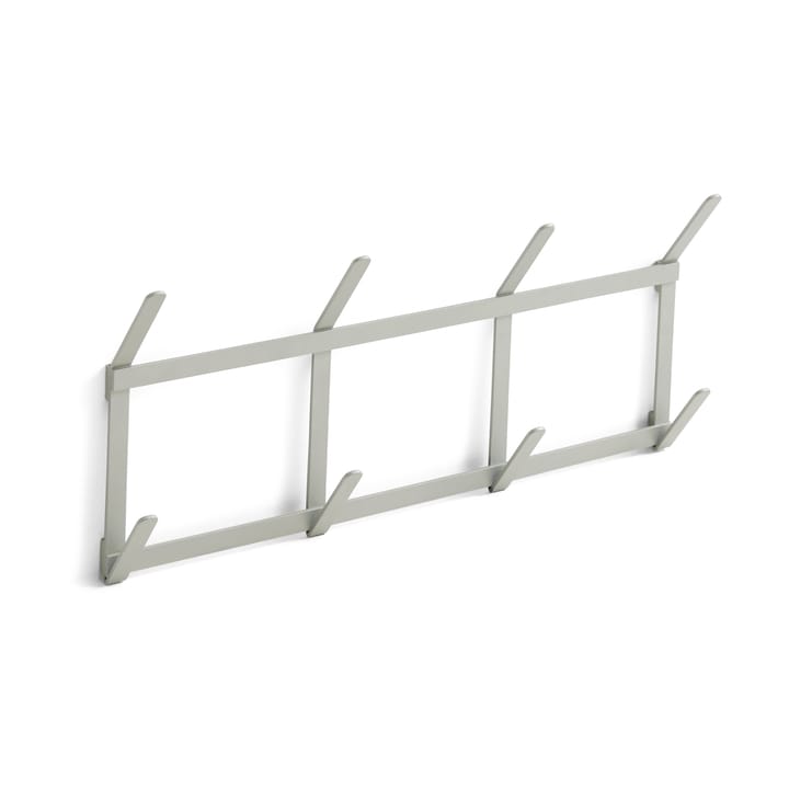 Tape coat hook - Small metallic grey - HAY