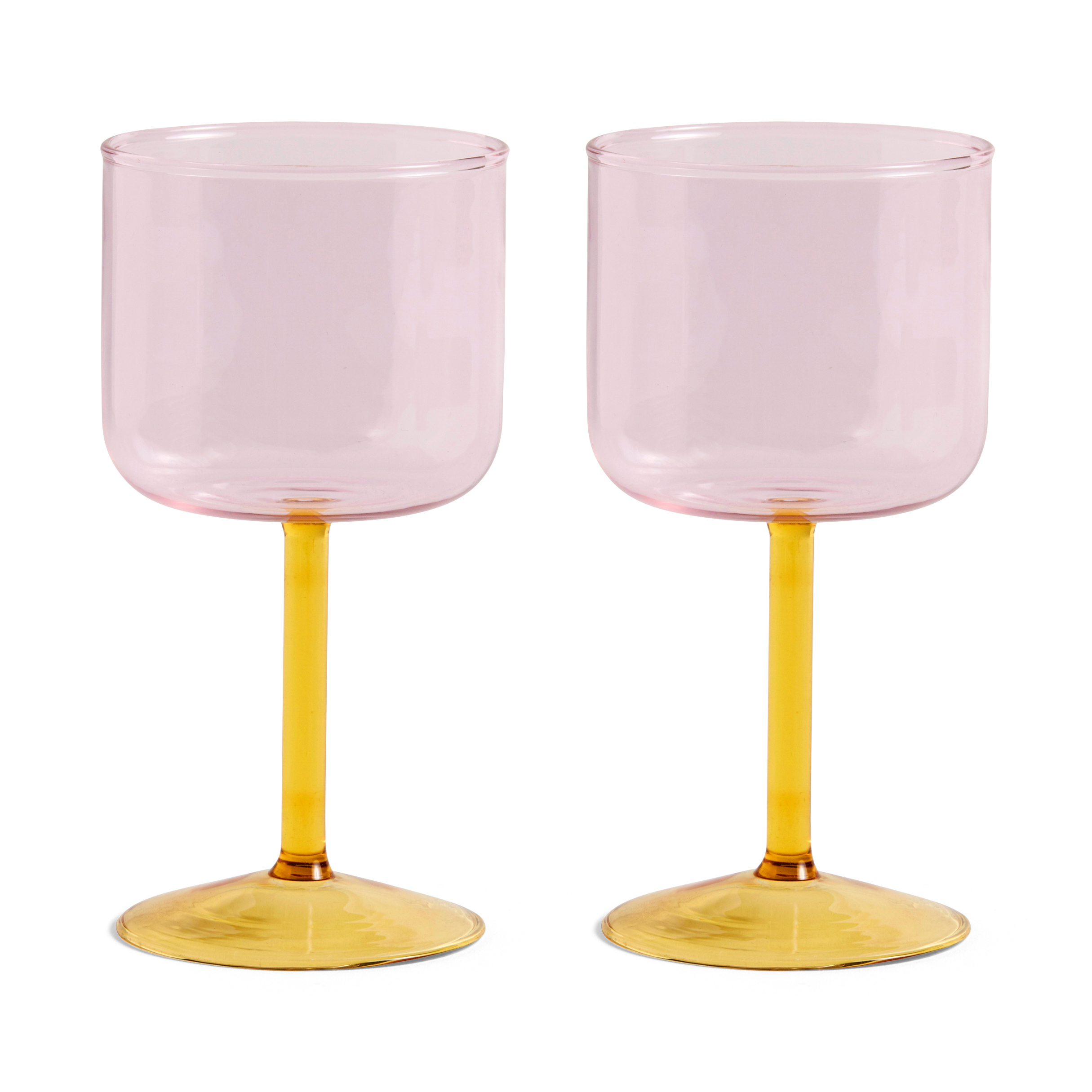 Time to get the fancy glassware out - Katie Alice pink ombre wine glasses