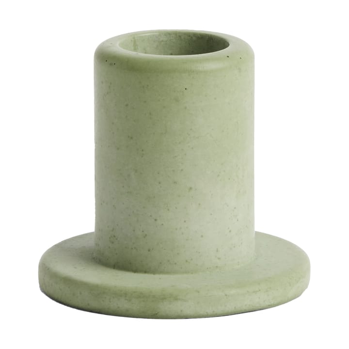 Tube candlestick concrete 5,5 cm - Dusty green - HAY