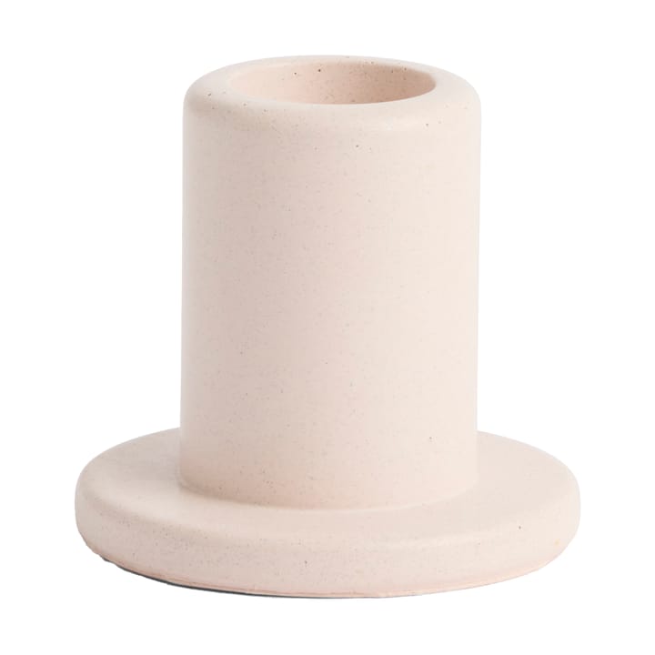 Tube candlestick concrete 5,5 cm, Light pink HAY