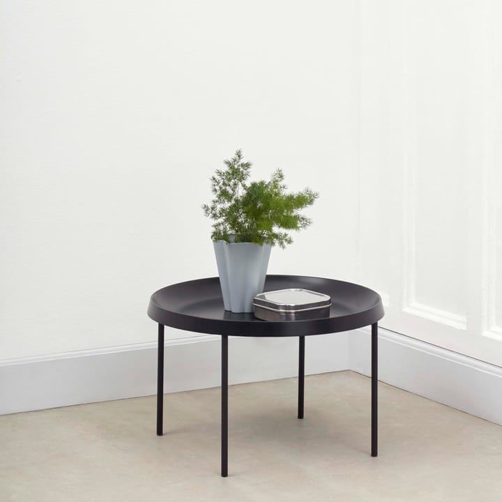 Tulou coffee table, Black, Ø55 cm HAY