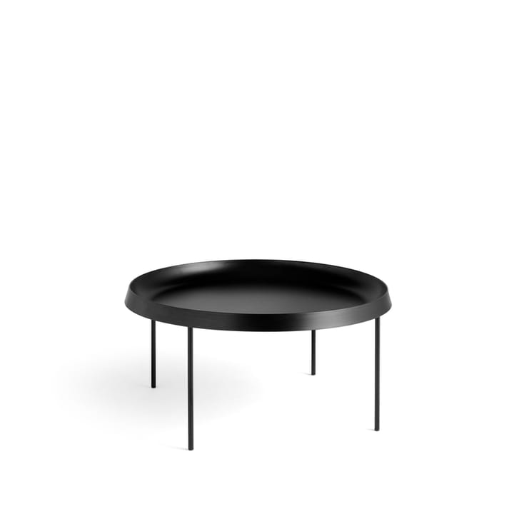 Tulou coffee table - Black, Ø75 cm - HAY