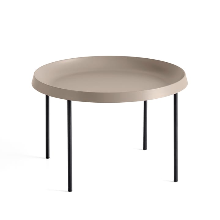 Tulou coffee table - Mocca-black, Ø55 cm - HAY