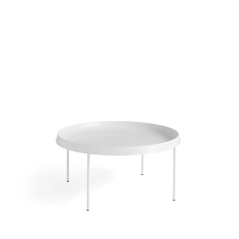 HAY Tulou coffee table White-Ø75 cm