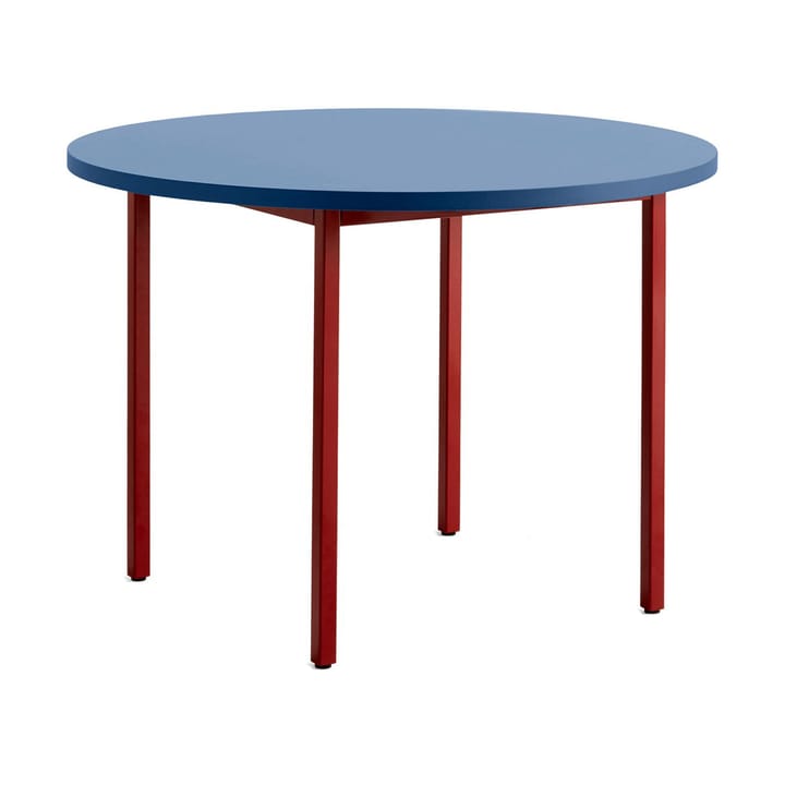 Two-Colour dining table 82x160 cm - Maroon red-blue - HAY