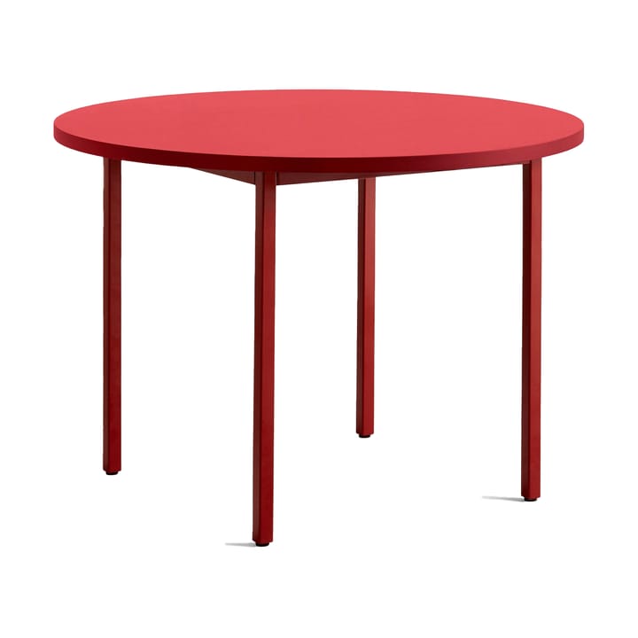 Two-Colour dining table 82x160 cm - Maroon red-red - HAY