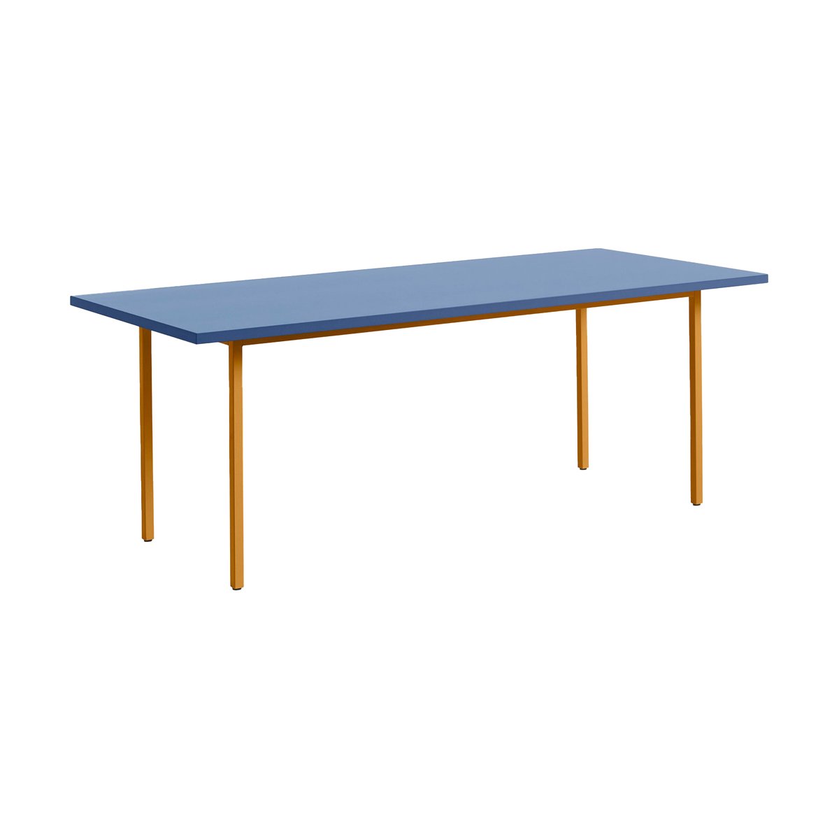 HAY Two-Colour dining table 90x200 cm Ochre-blue