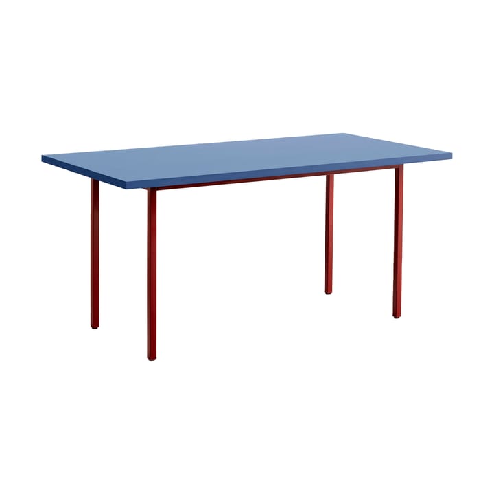 Two-Colour dining table 90x240 cm - Maroon red-blue - HAY