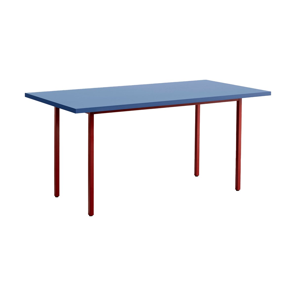 HAY Two-Colour dining table 90x240 cm Maroon red-blue