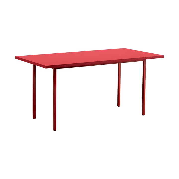 Two-Colour dining table 90x240 cm - Maroon red-red - HAY