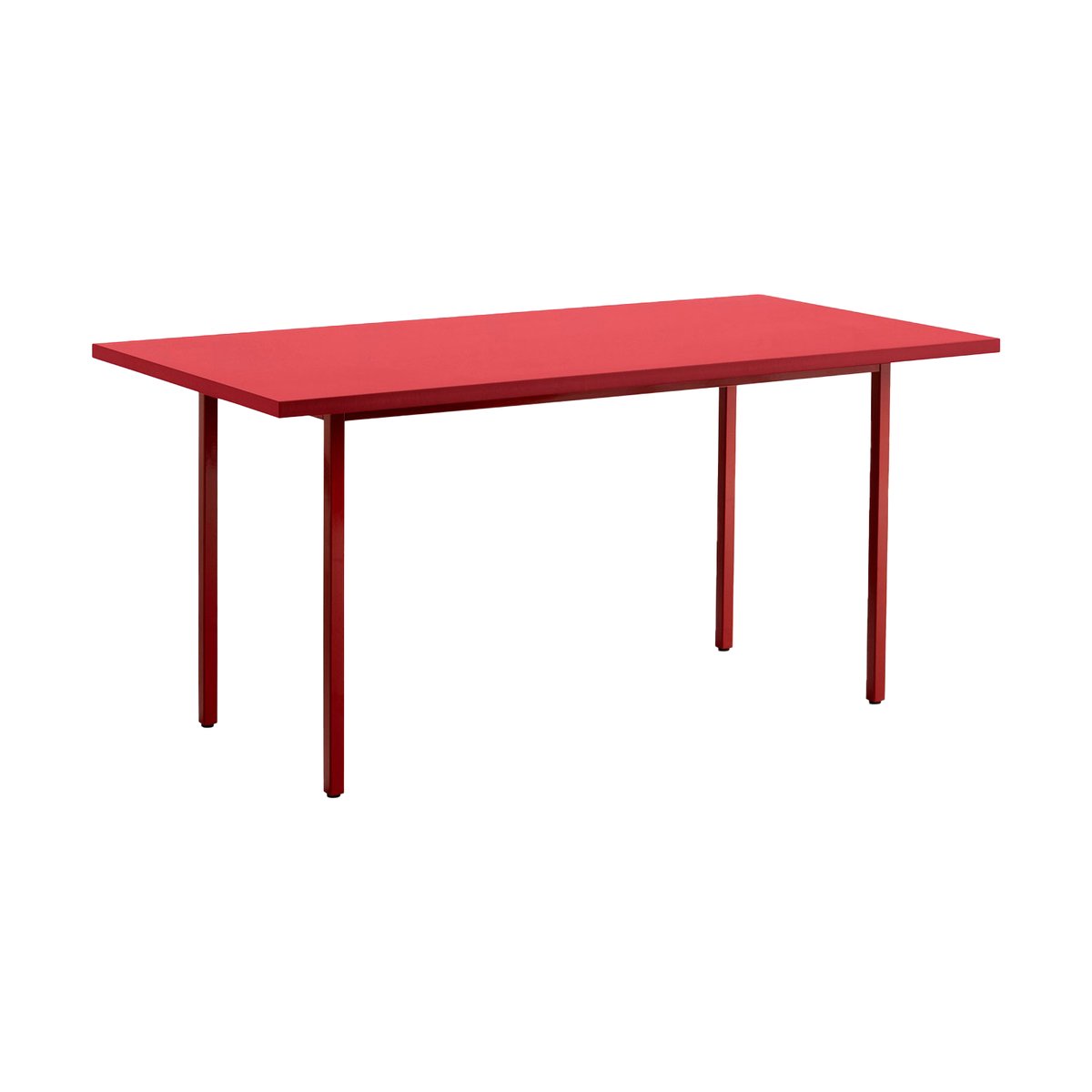 HAY Two-Colour dining table 90x240 cm Maroon red-red