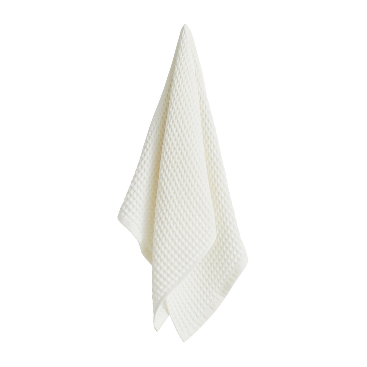 HAY Waffle towel 50x100 cm White | Scandinavian Design | Hand towels | White