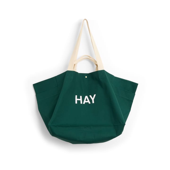 Weekend Bag Organic bag L - Dark green - HAY