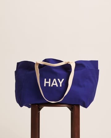 Weekend Bag Organic bag L - Electric blue - HAY