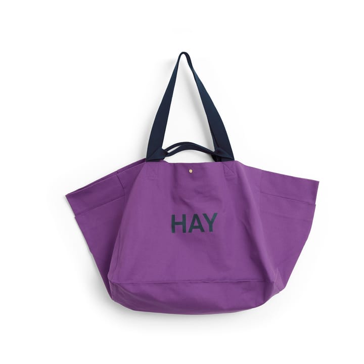 Weekend Bag Organic bag L - Purple - HAY