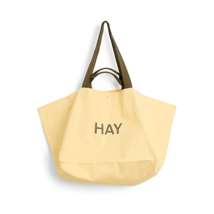 Weekend Bag Organic bag L - Soft yellow - HAY