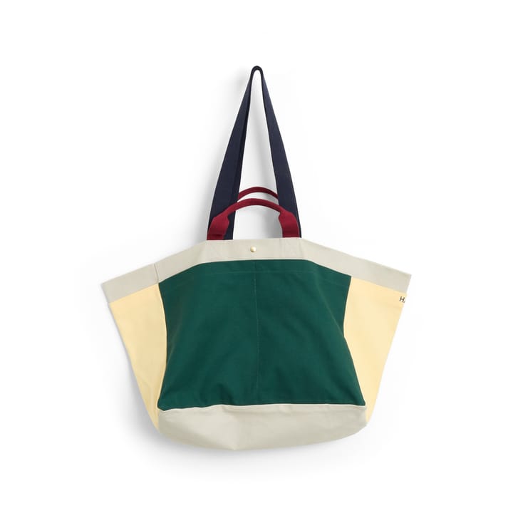 Weekend Bag Organic bag M - Dark green multi - HAY