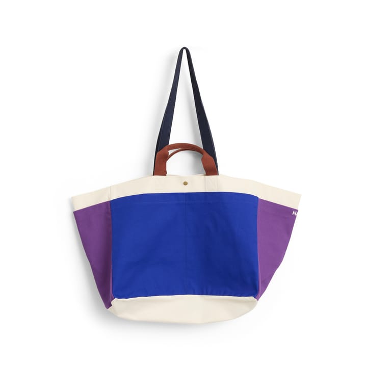 Weekend Bag Organic bag M - Electric blue multi - HAY