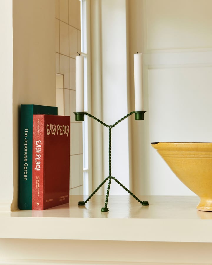 Wire candle sticks - Green - HAY