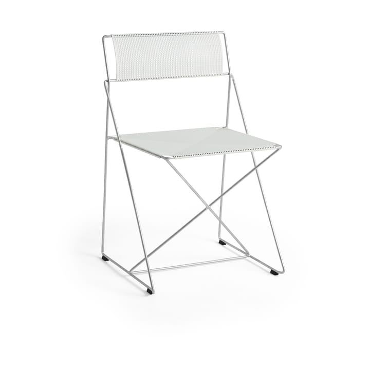 X-Line Indoor Outdoor chair - Chalk white-hot galvanized - HAY