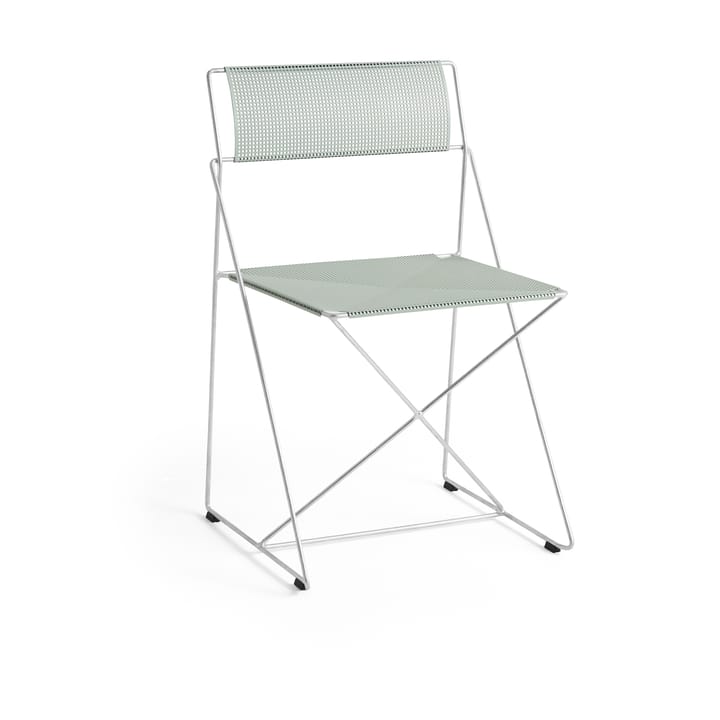 X-Line Indoor Outdoor chair - Pale linden-hot galvanised - HAY