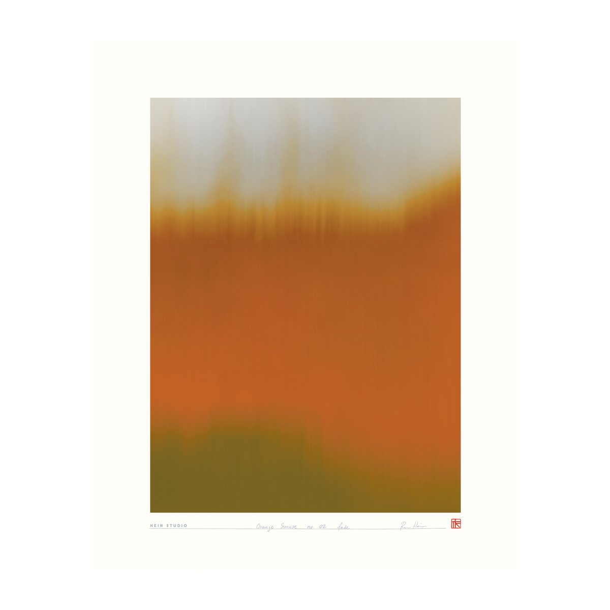 Hein Studio Orange Sunrise poster 40x50 cm No. 02 | Scandinavian Design | Posters | Orange